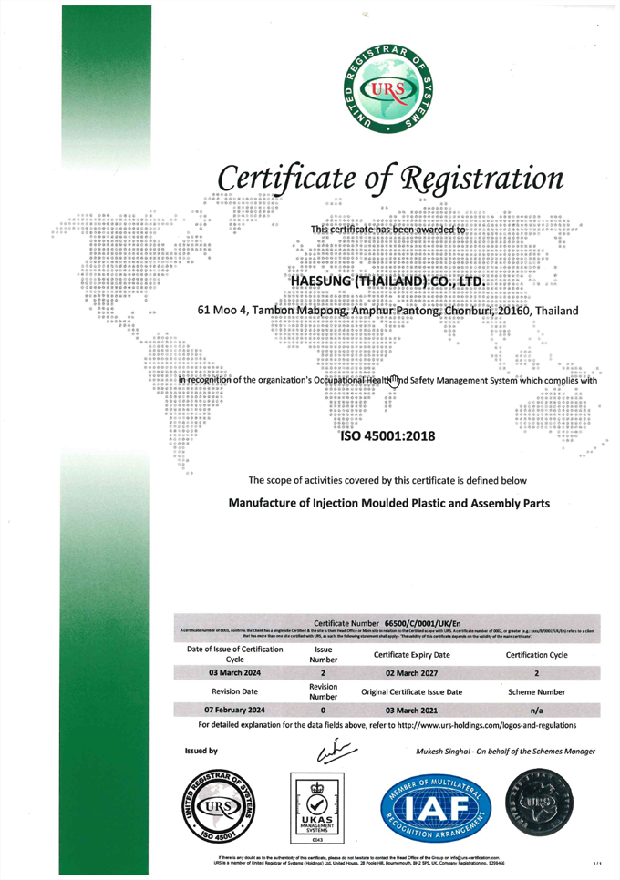 ISO 45001:2018